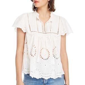 LINI Emelia Eyelet Top Bloomingdales Exclusive Small